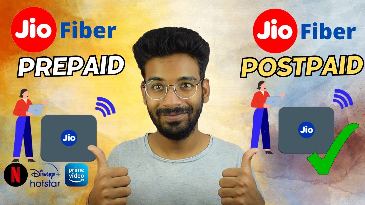 Jio Fiber Prepaid vs. Postpaid | Jio Fiber | Jio Fiber Postpaid | 2024 Jio Fiber Installation Cha...