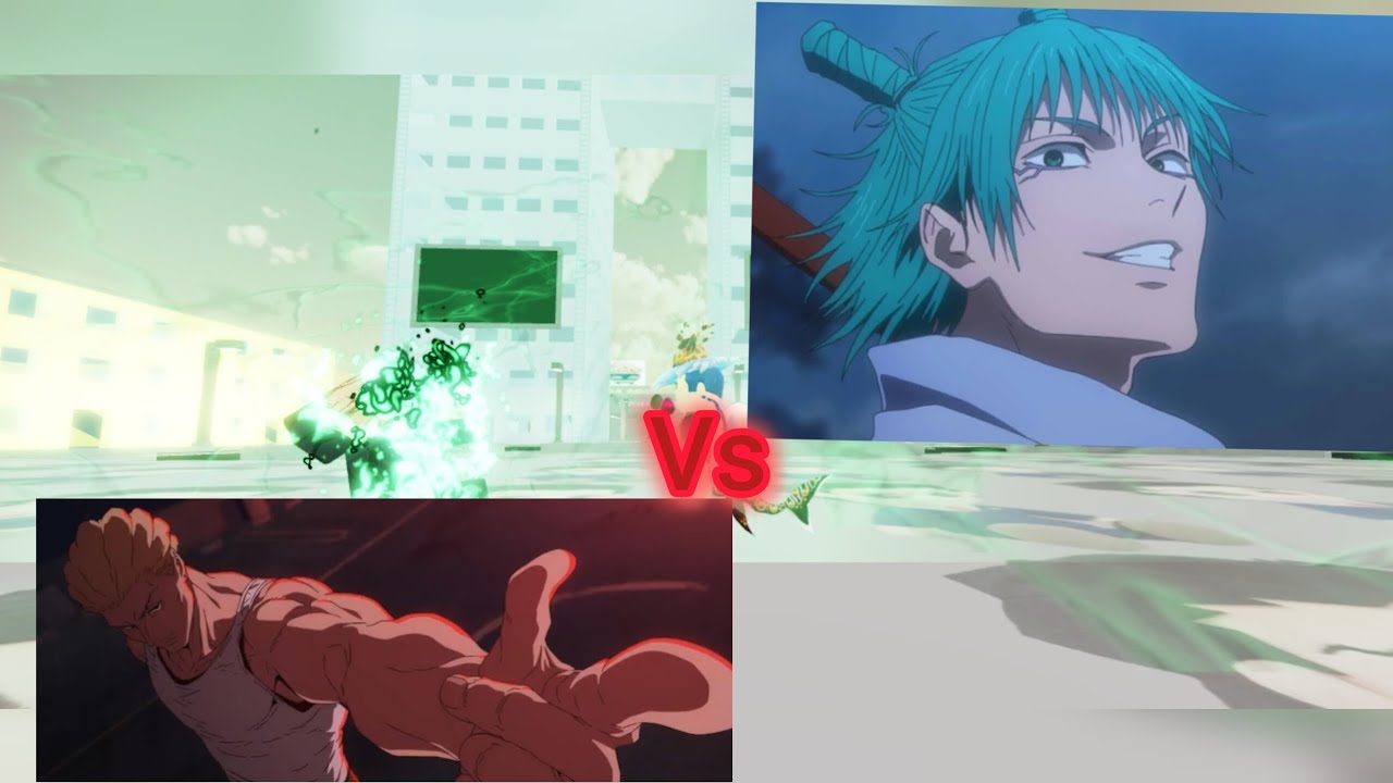 (Dessa vez sem som) kashimo vs hakari 