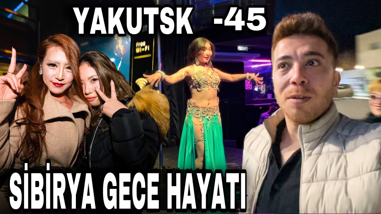 SİBİRYA GECE HAYATI !! DAHA ÖNCE GÖRMEDİNİZ | YAKUTİSTAN