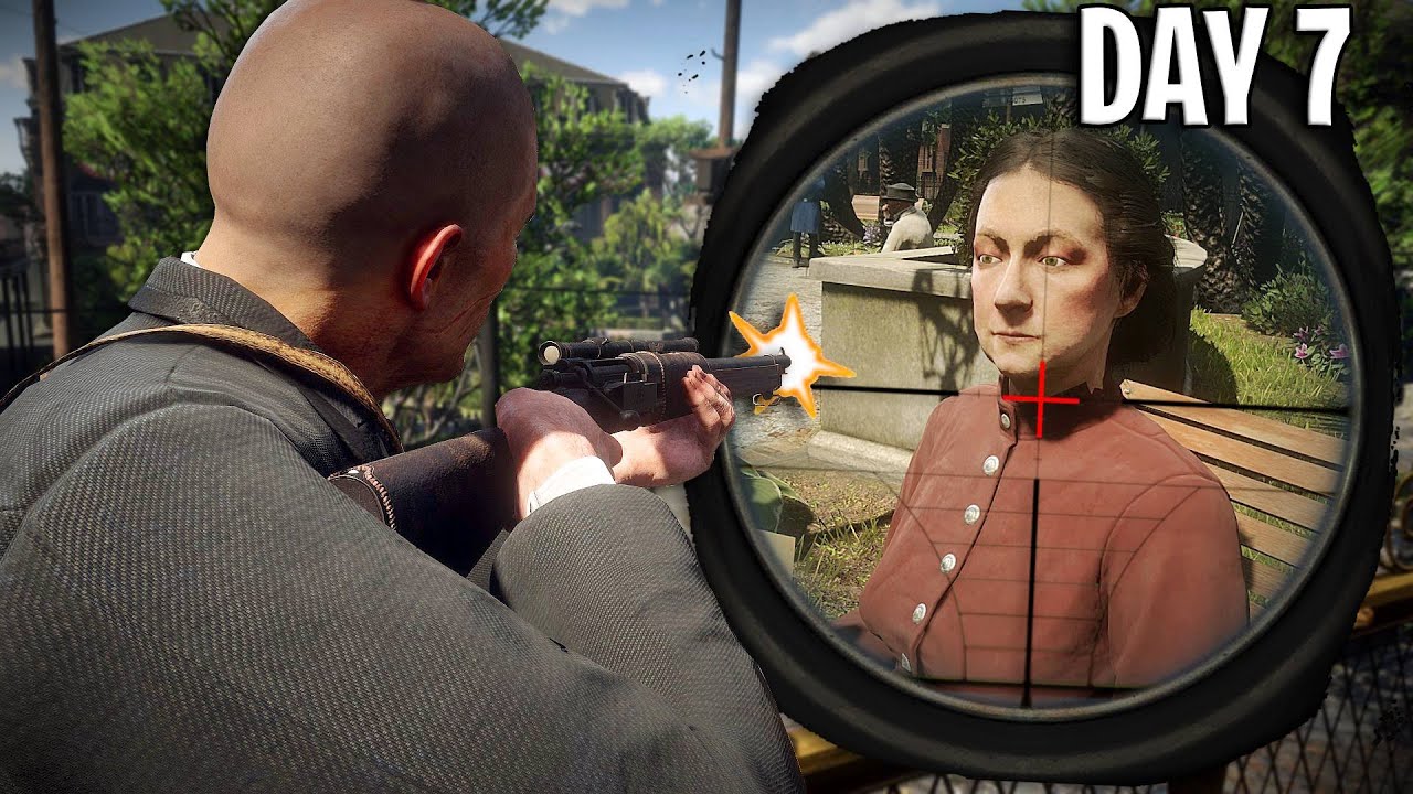 I Became A Hitman For 7 Days In Red Dead Redemption 2