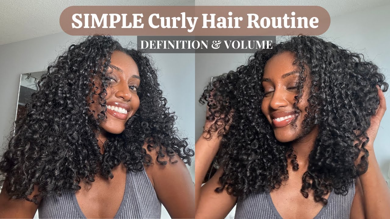 Curly Hair Routine | ONE styling product for volume & definition