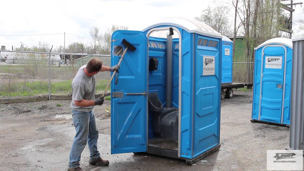 Want to know how we clean our Port-a-Potties?