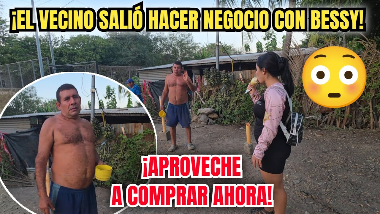 Casi llegando a la casa el VECINO nos dijo algo bien importante/ BESSY le salio un conquistador