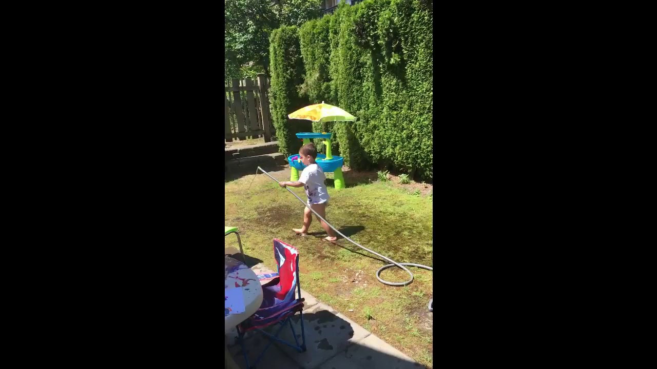 Messy Messy Backyard Mud Play-Summer Playtime Fun in Mud Puddles