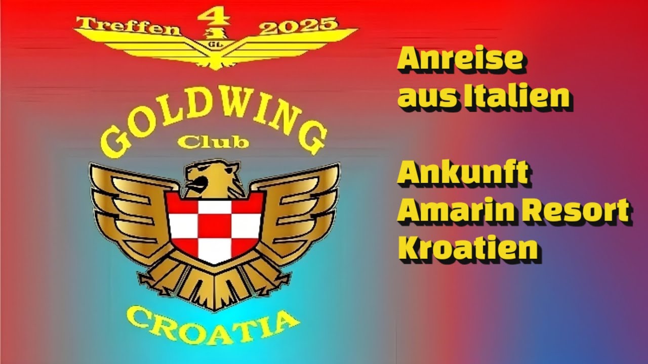 Zum internationalen Goldwing-Treffen in Kroatien