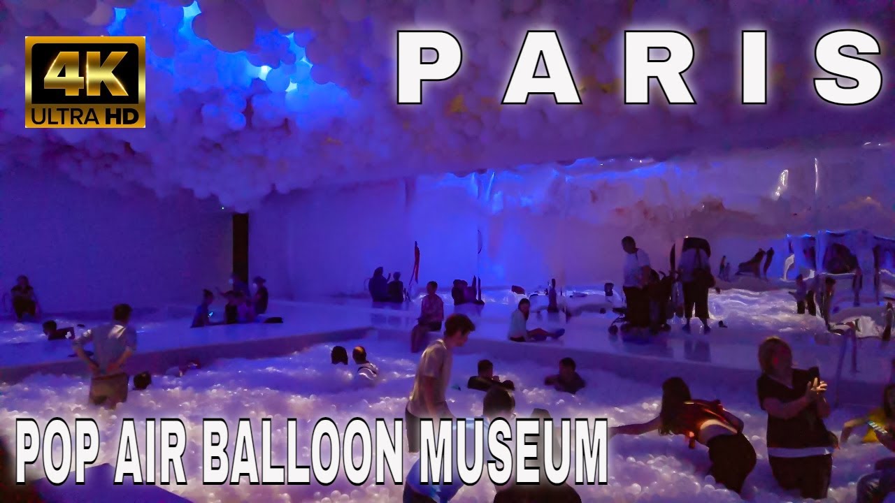 Pop Air Balloon Museum 🇫🇷 - Paris, France 4K Tour - Emily in Paris Netflix