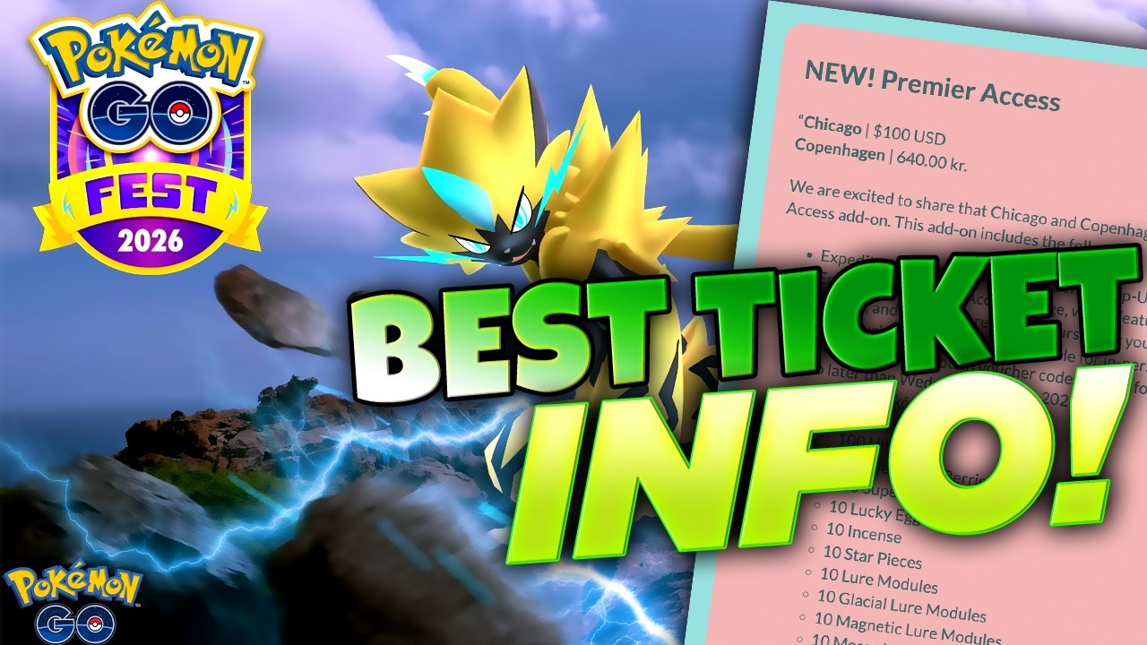 POKÉMON GO FEST 2026 TICKET PRICES EXPLAINED!!  Must-Buy Addons!!