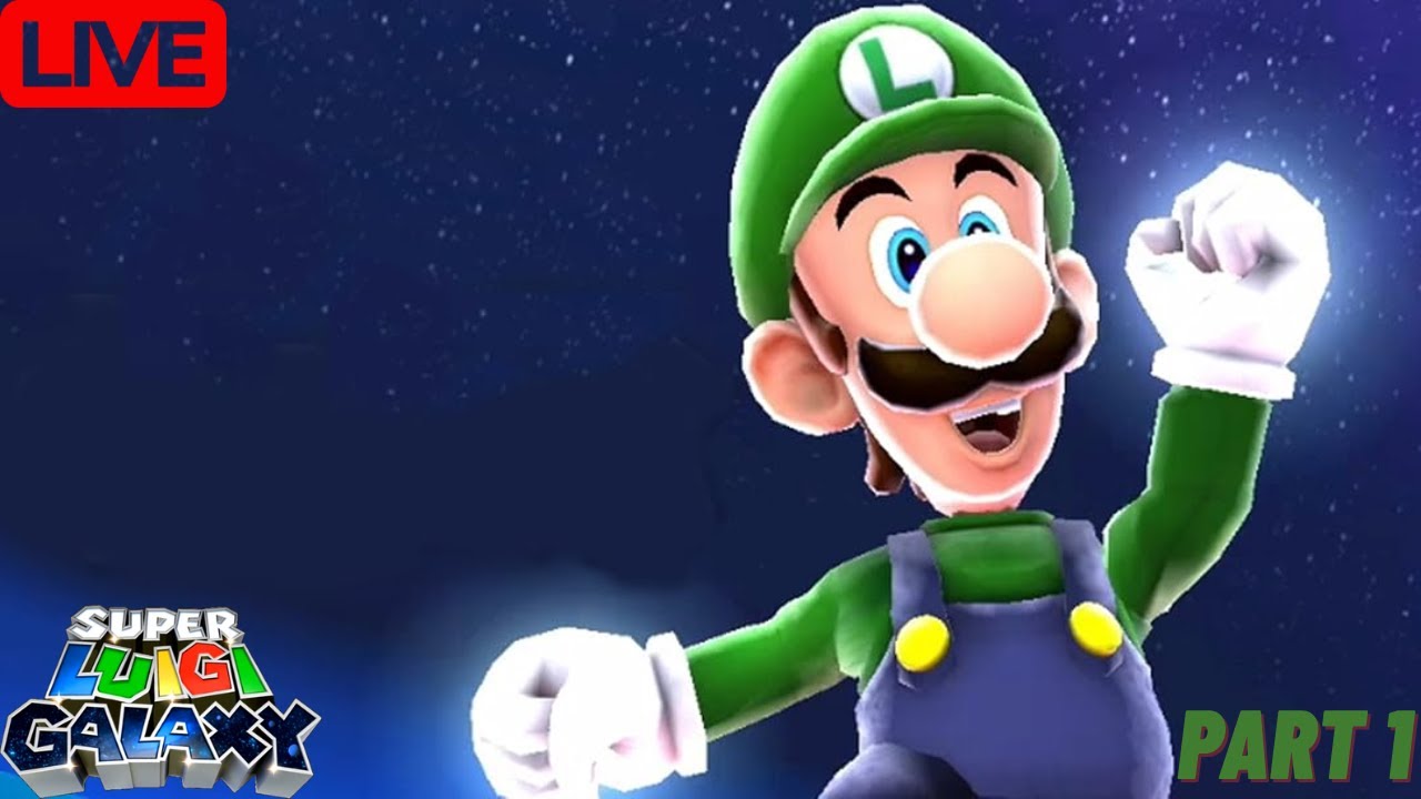 Super Luigi Galaxy 100% Playthrough Part 1
