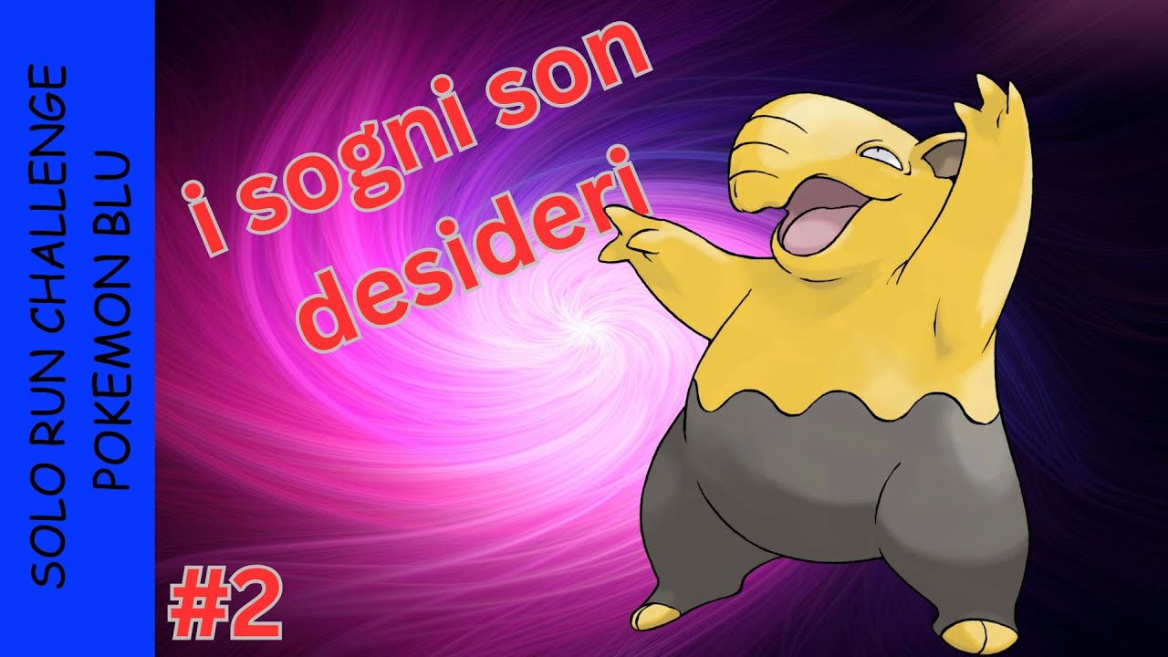 DROWZEE vs Pokemon Blu? Solo run challenge PARTE 2