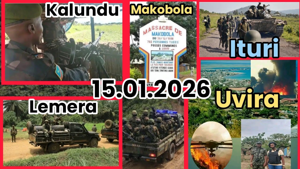 Hizi hapa habari za ukweli kutoka Makobola// uvira// kalundu// lemera// leo. 15.01.26.