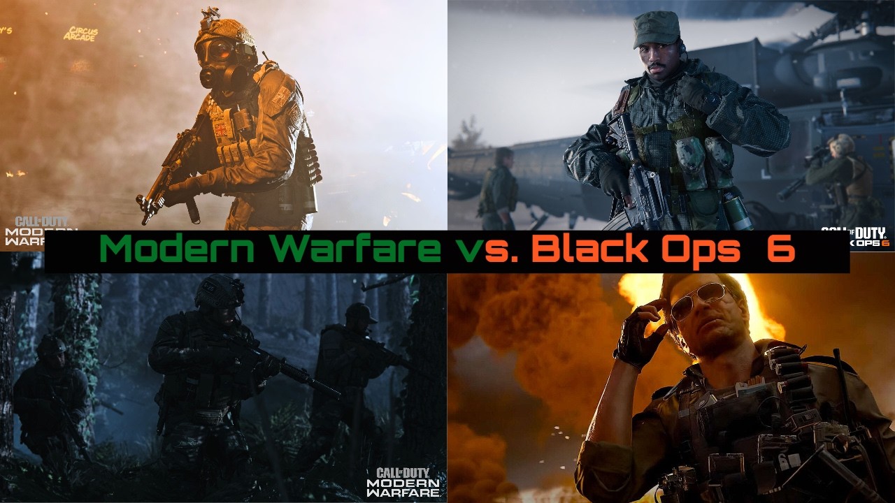 Modern Warfare vs  Black Ops 6 - Gun Comparison