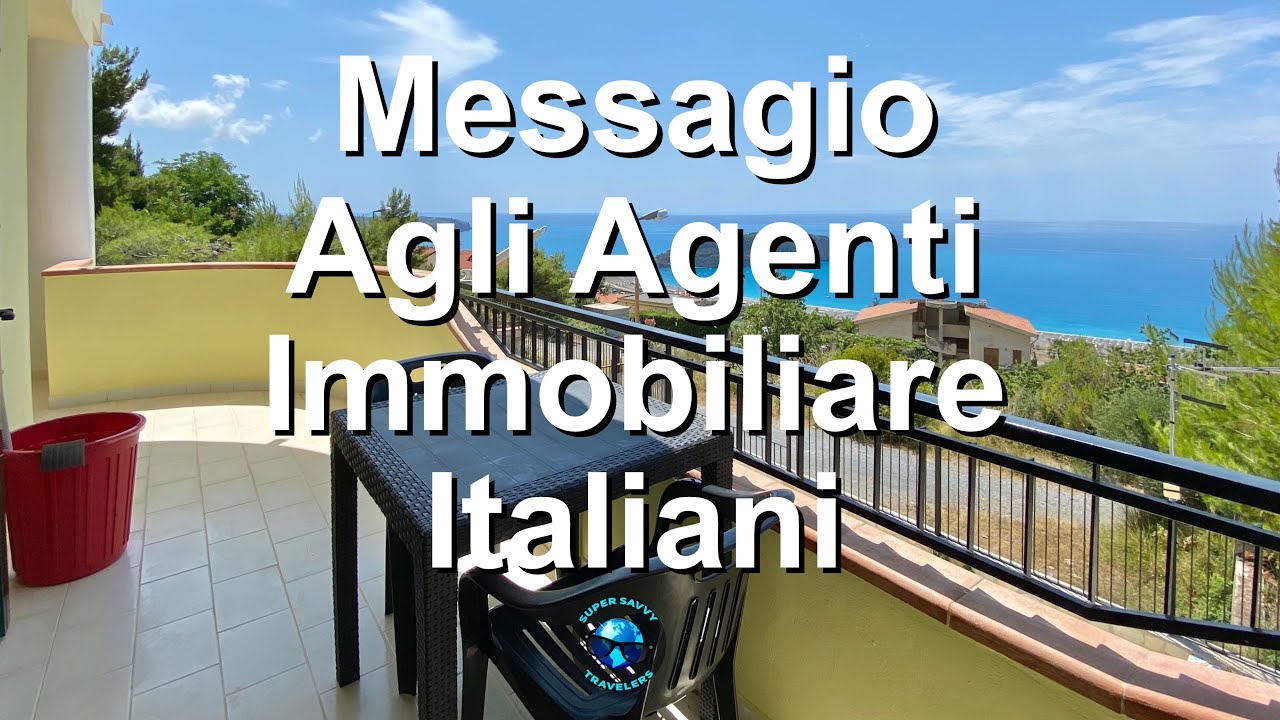 Messaggio Agli Agenti Immobiliari Italiani