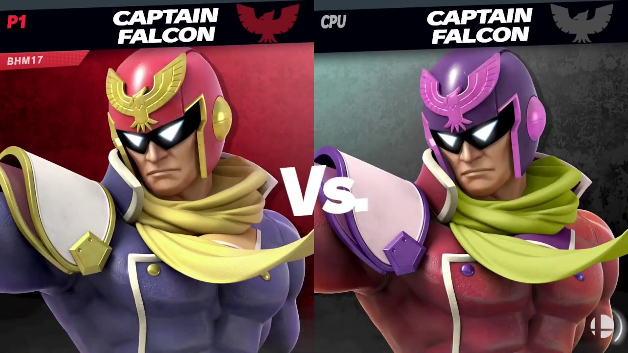 Super Smash Bros. Ultimate: Captain Falcon VS. Blood Falcon - Battle 2 (Big Blue)
