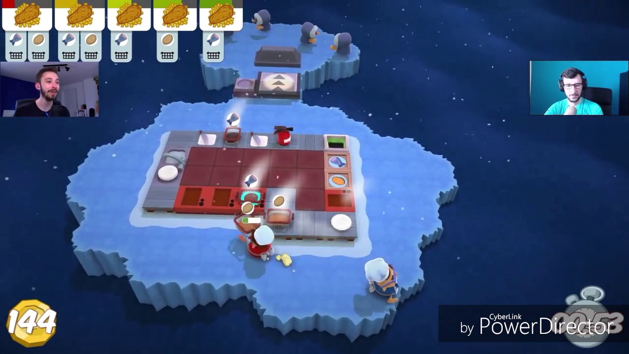 Funny Moments #150 Kuchenne rewolucje (1-6) (Overcooked) (PiotrekHappy Tomek90)