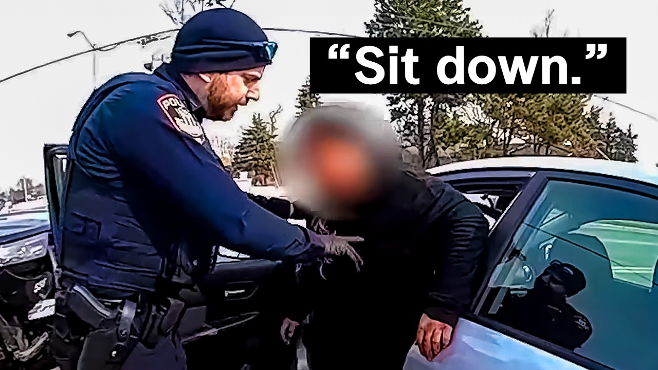 Moments After Brutally Crashing Into Officer's Patrol Car