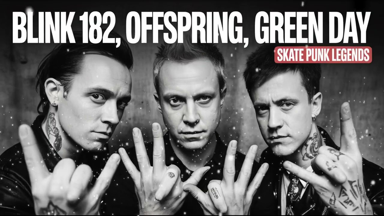 🔥 Legends Skate Punk &ndash; Punk Rock Remix [90s, 2000s]  Blink-182, The Offspring & Green Day AI Remix