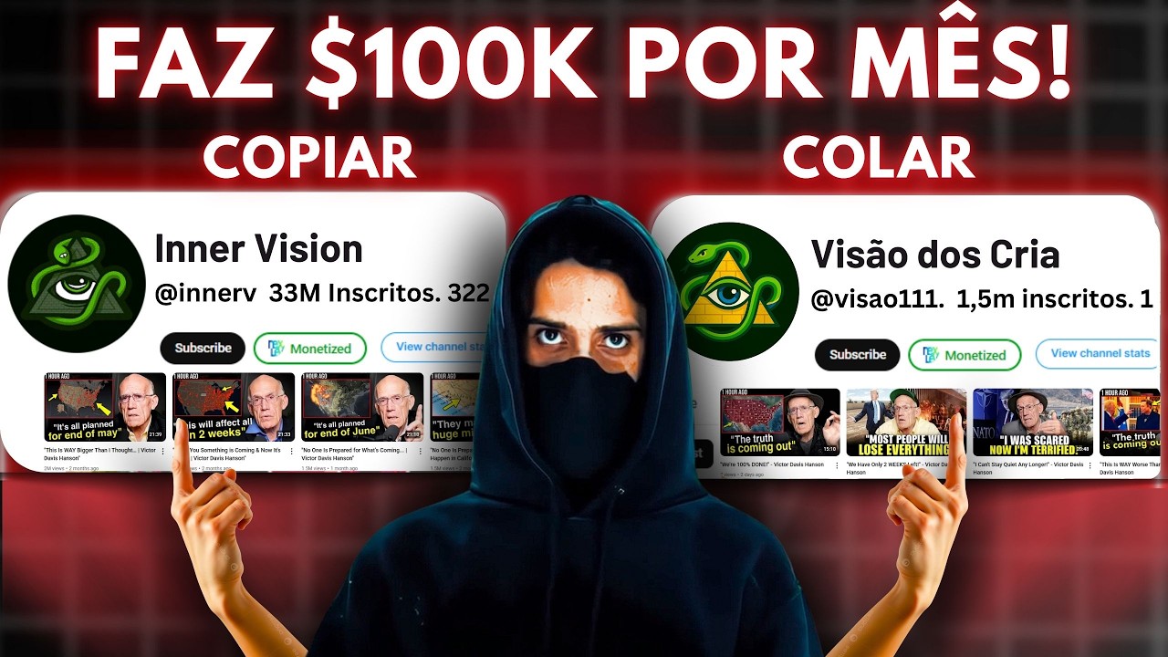 Monetizei  R&aacute;pido Um Canal Dark na Gringa Usando Esse Truque Simples
