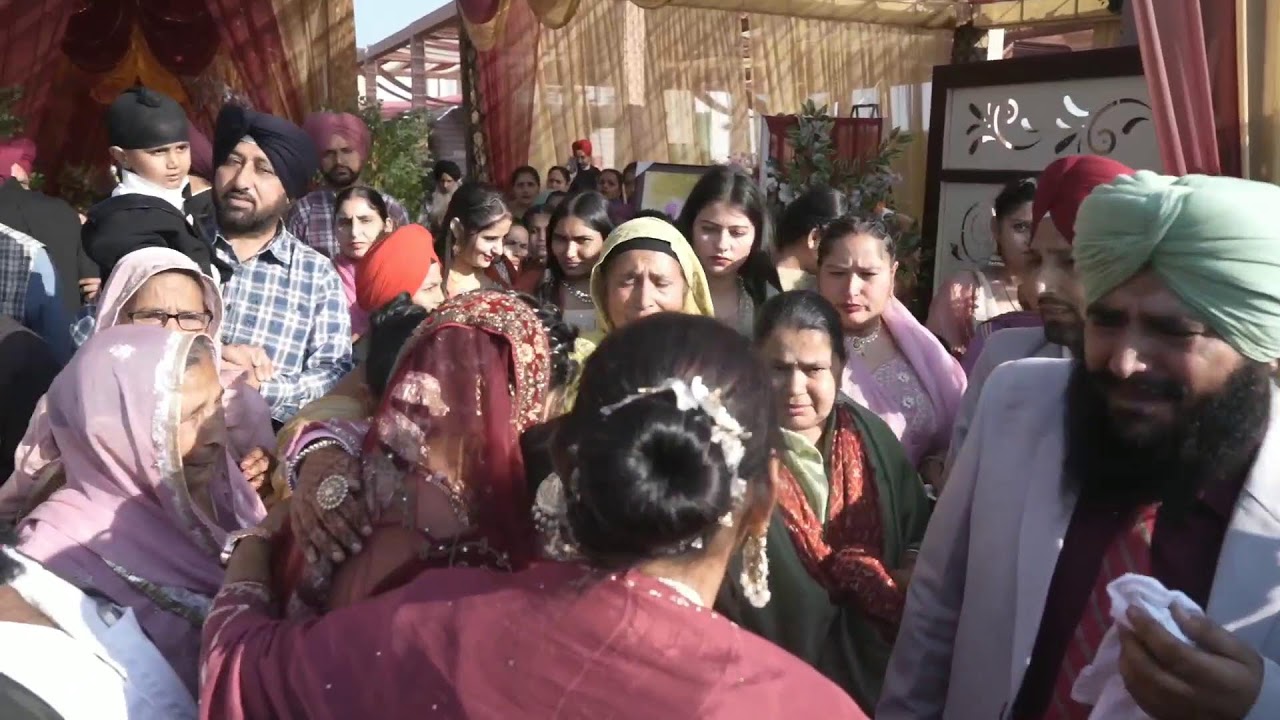 Navneet kaur & Simranjeet Singh !! Live weeding !!