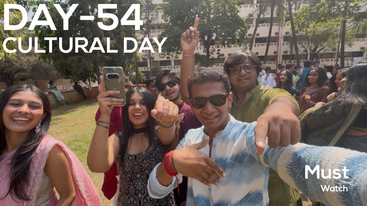 CULTURAL DAY/DAY-54/MIT-WPU/AMAZING FUN DANCE ETC#new #collegelife #cultural #trending #viral #vlog 