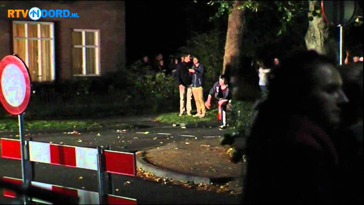 (Video) Beelden van de ongeregeldheden in Haren - RTV Noord
