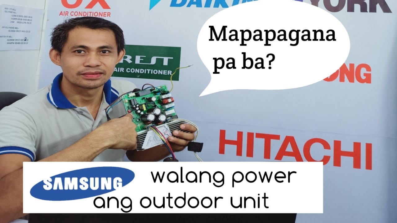 Samsung no power outdoor unit