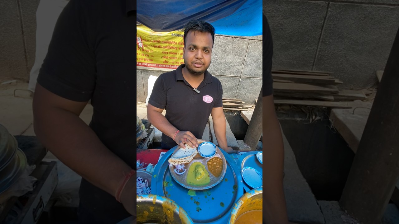 India&rsquo;s Cheapest Unlimited Thali 😱🔥🥀#shorts #india #food #youtubeshorts #trendingshorts