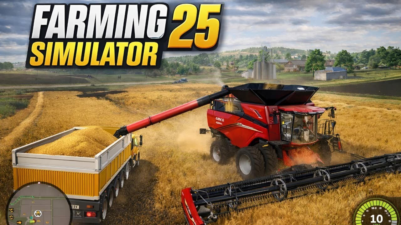 BIG WHEAT HARVEST 🚜 | Loading Truck in Farming Simulator 25