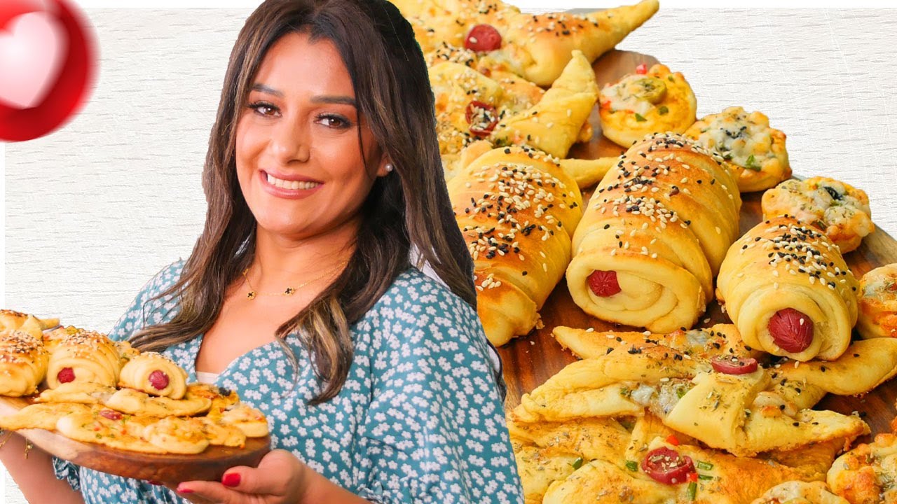 فطاير مخبوزة و لذيذة بعجينة هشة و سهلة و سريعة و كل دا في خمس دقايق علي طريقة فيفيان