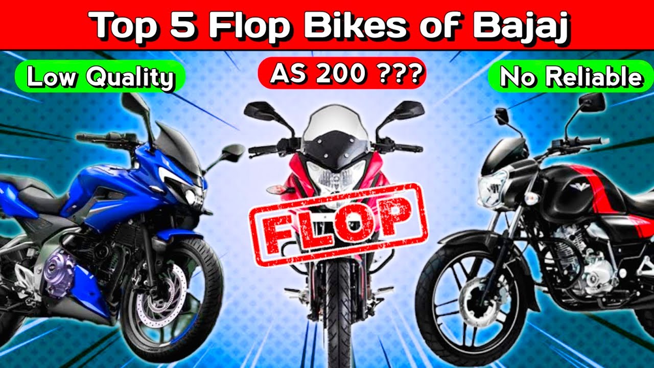 Top 5 Flop Bikes of Bajaj | 5 Discontinued Bikes of Bajaj | Rider By SKF