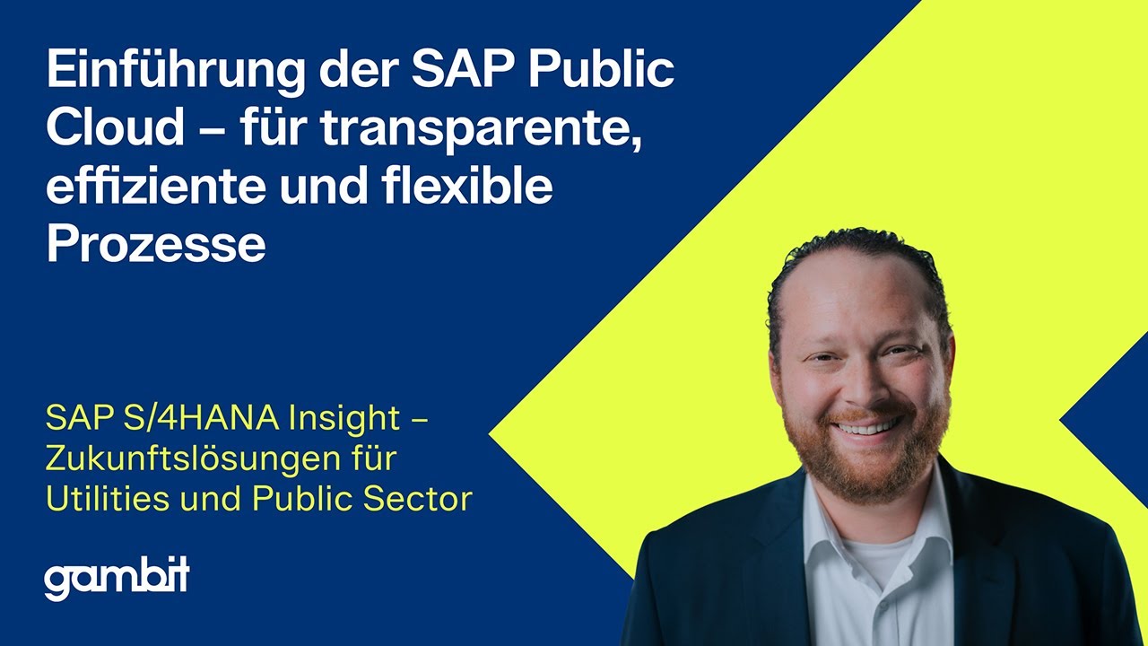 Einführung der Public Cloud für transparente, effiziente und flexible Prozesse | SAP S/4HANA Insight