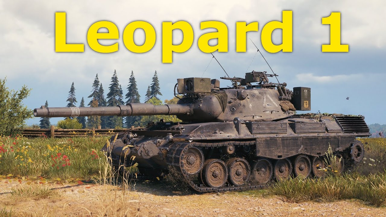 World of Tanks Leopard 1 - 5 Kills 10K Damage