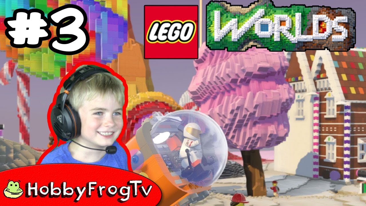 Lego Worlds Part 3 Candy Land HobbyFrogTV