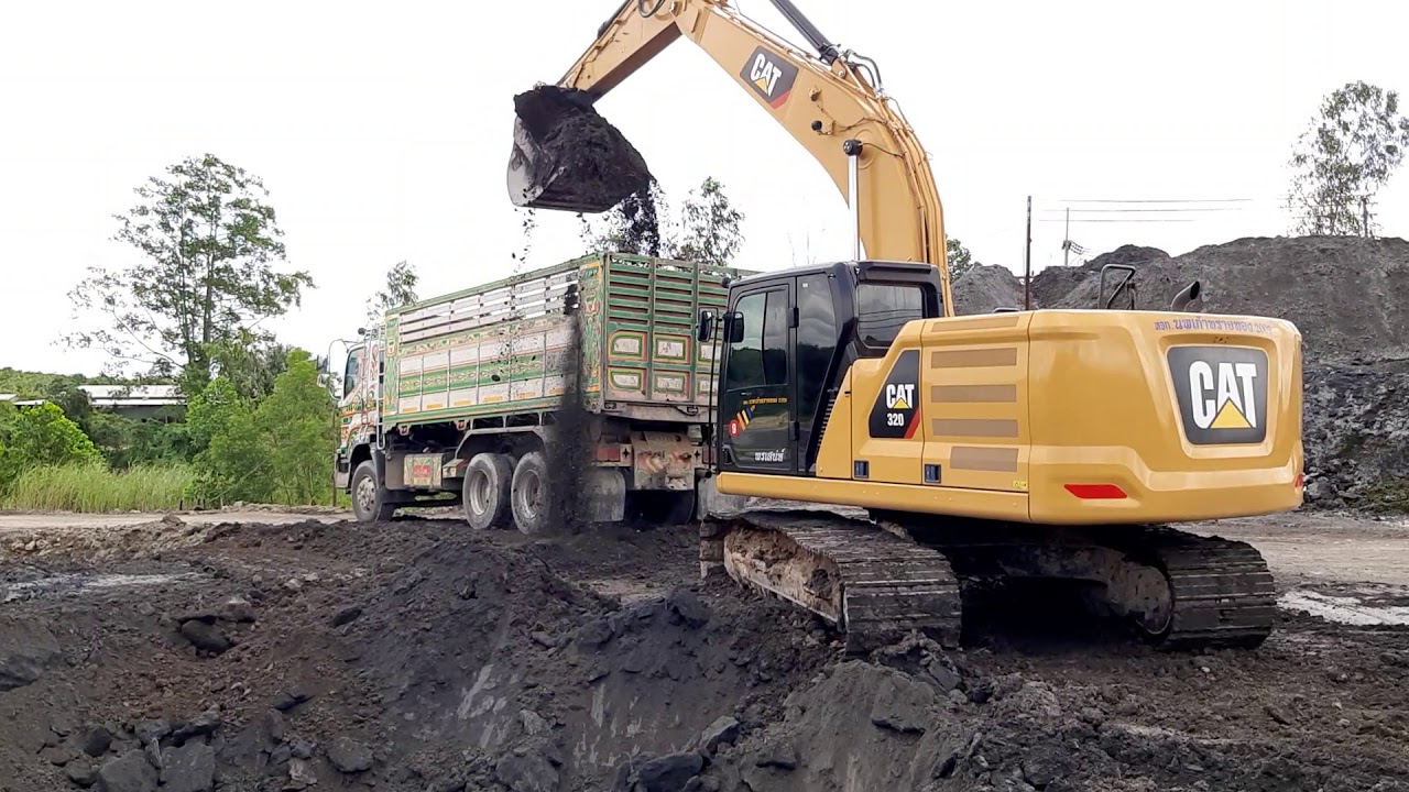 เจาะหินให้ดู CAT320 NEXT GEN ตัวใหม่ 158 แรงม้า วัดรอบ 1650 ต่อนาที excavator EP.4925