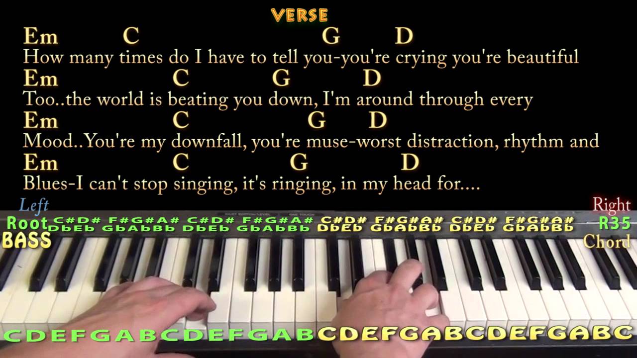 All Of Me (John Legend) Piano Cover Lesson in G with Chords / Lyrics