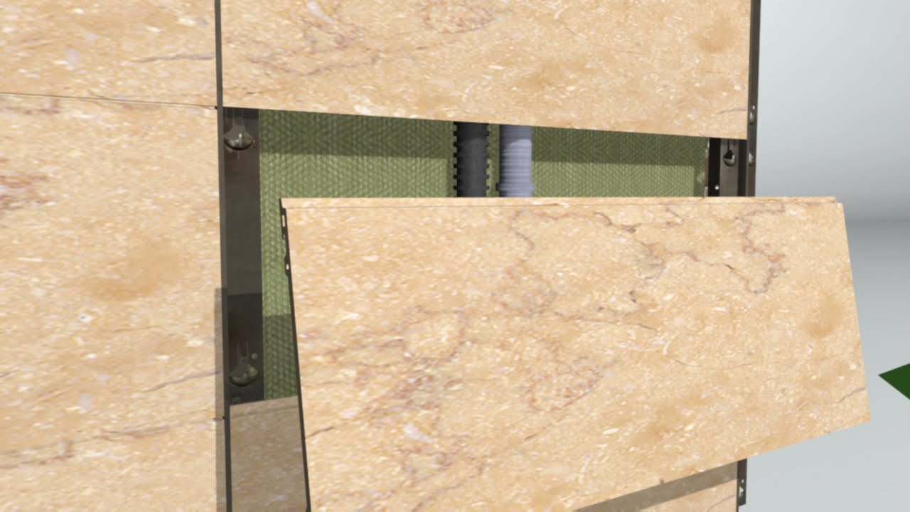 Esempio di facciata ventilata