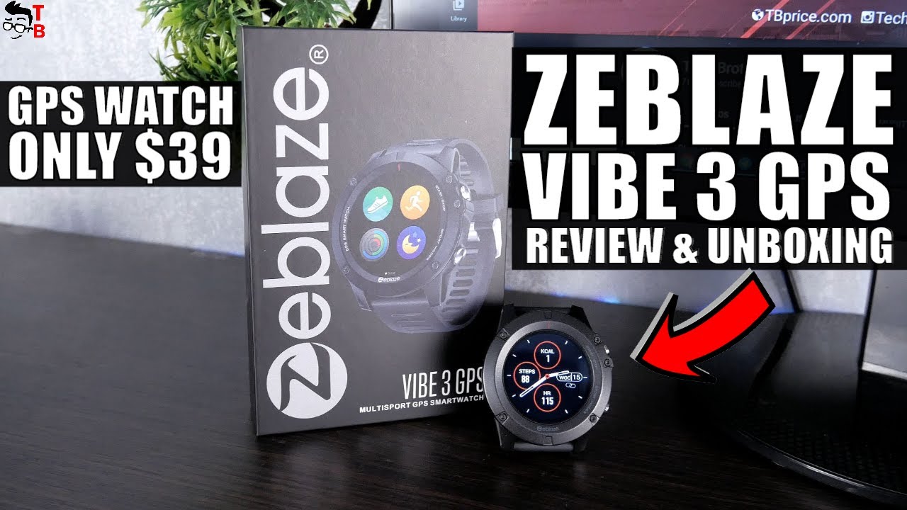 Zeblaze Vibe 3 GPS REVIEW: New 2020 GPS Sports Watch!