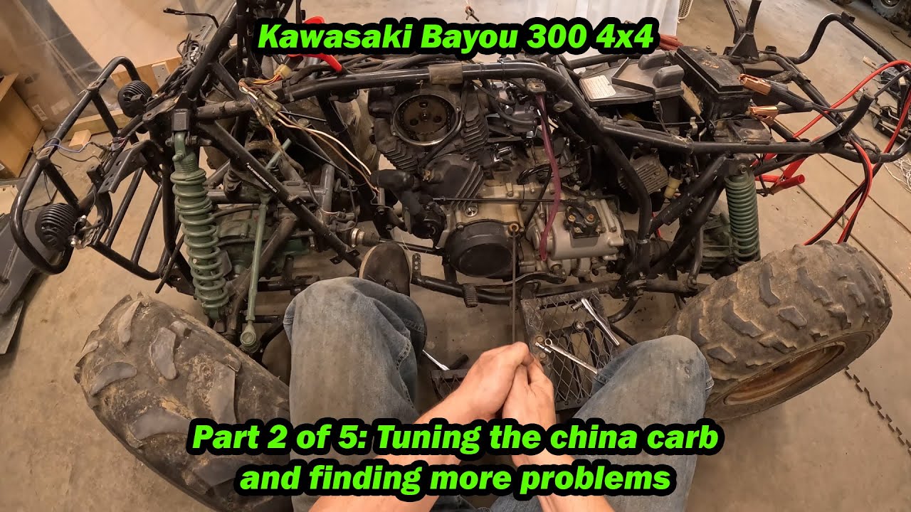 Bayou 300 4x4 тюнинг китайского карбюратора
