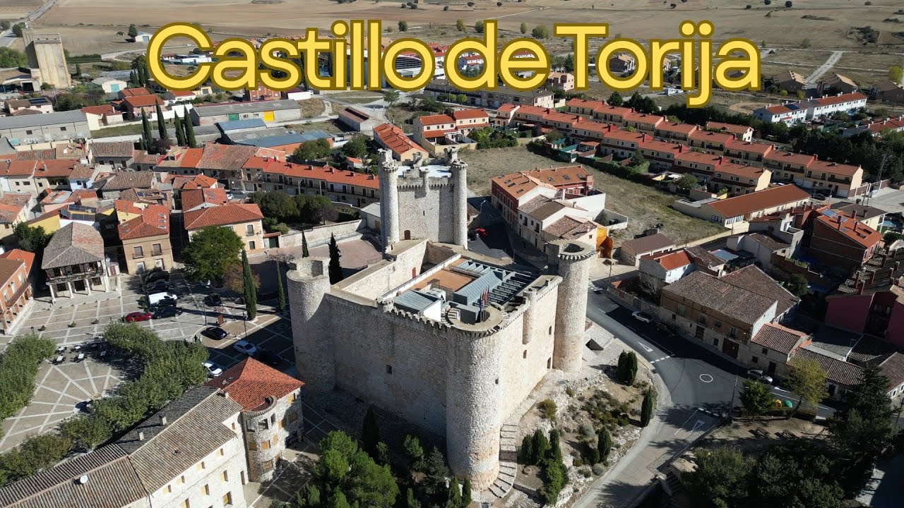 🏰TORIJA : La Puerta de La Alcarria   #drone aerial view  #Castillo Medieval
