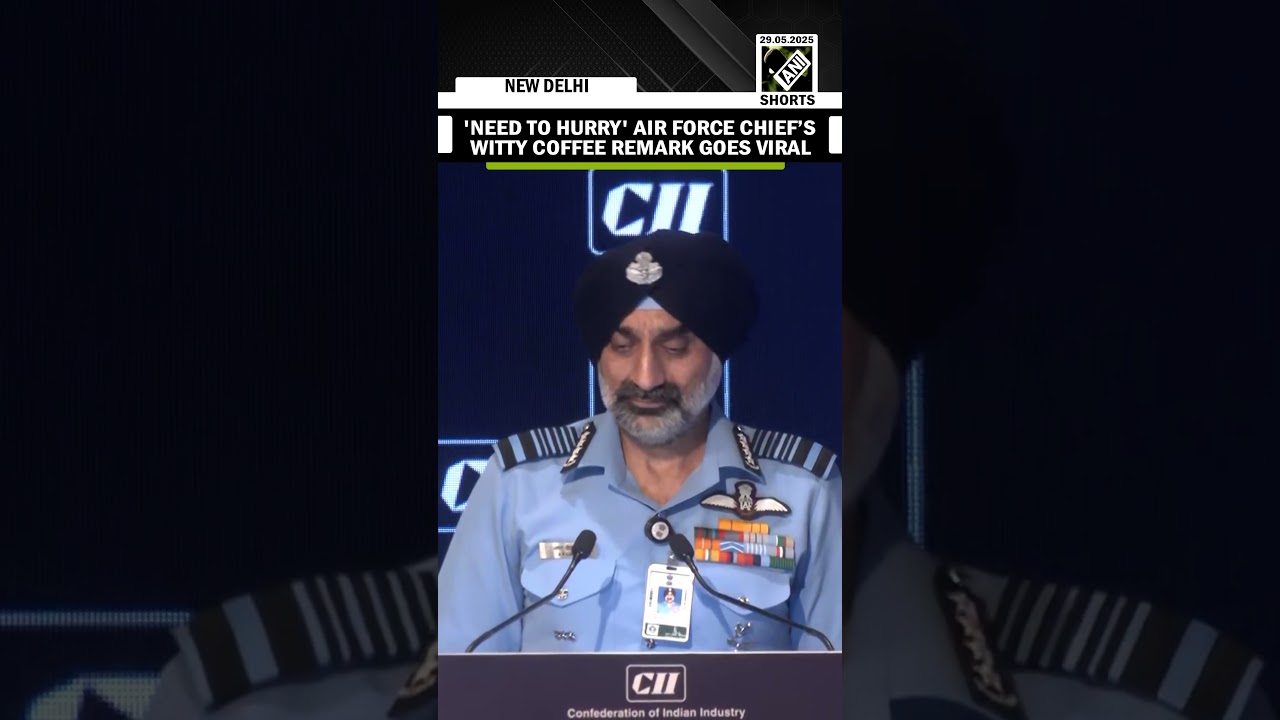 'NEED to hurry' Air Chief Marshal AP Singh&rsquo;s witty coffee remark goes viral