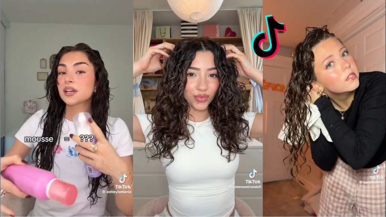 2026 Updated Wavy hair routine🩷 TikTok Compilation