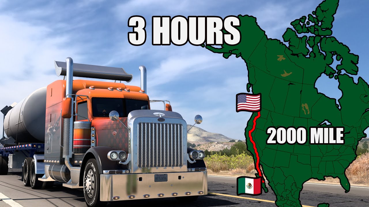 USA to Mexico | American Truck Simulator