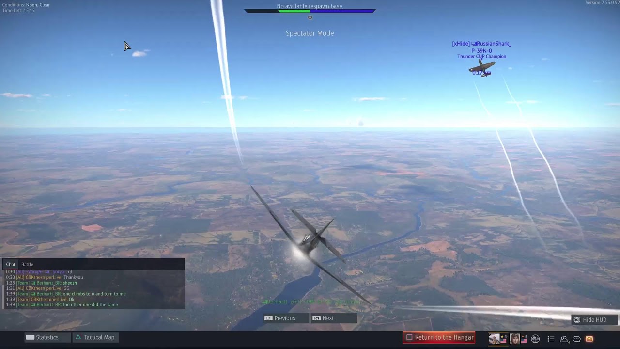 War thunder tournament with berhartt_BR