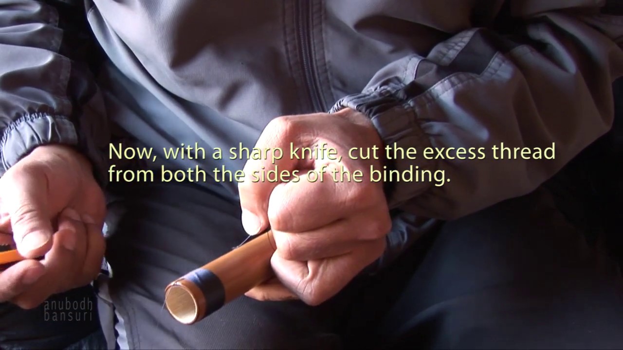 Bansuri Care: How to Put Thread Bindings on Bansuri Bamboo Flute