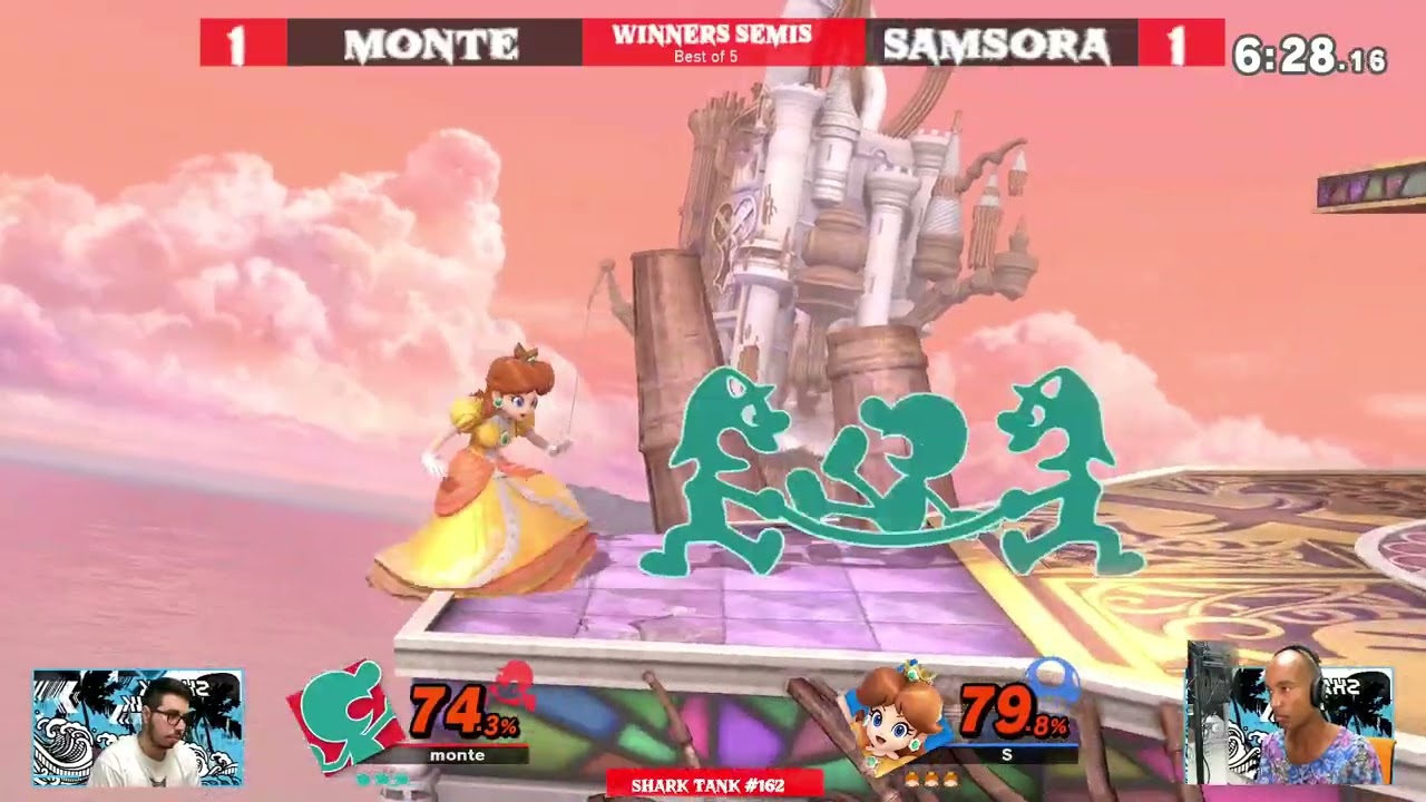 Shark Tank #162 Winners Semi Final - CF | Monte (Mr. Game & Watch) Vs. Samsora (Peach)
