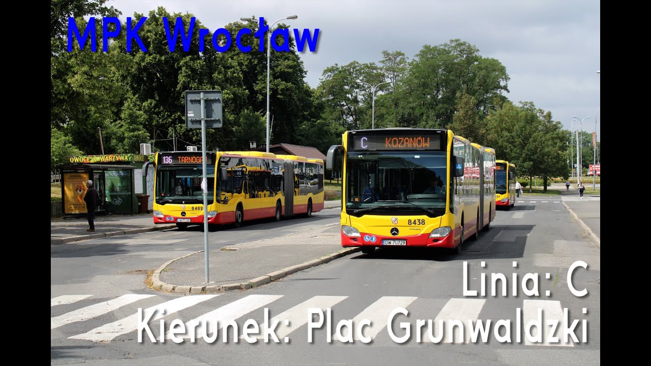 [🇵🇱PL] TIMELAPSE: MPK Wrocław - Linia: [🚍C]