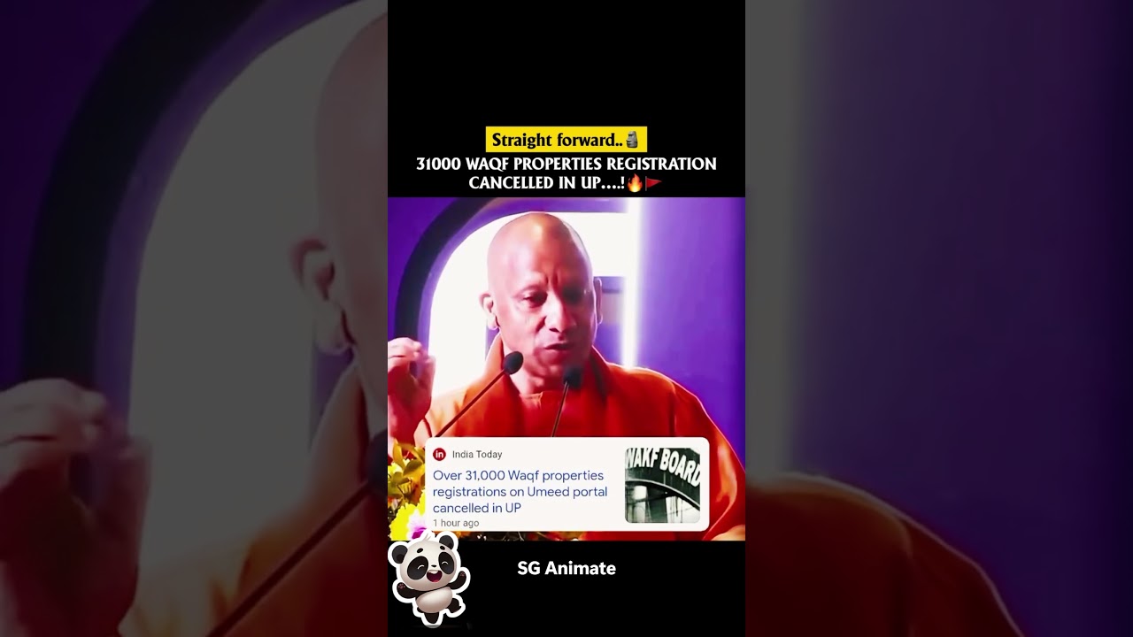 💀 Yogi Ji Has Different Aura? 🔥 | 31,000 Waqf Property Registrations Cancelled In UP 🚨