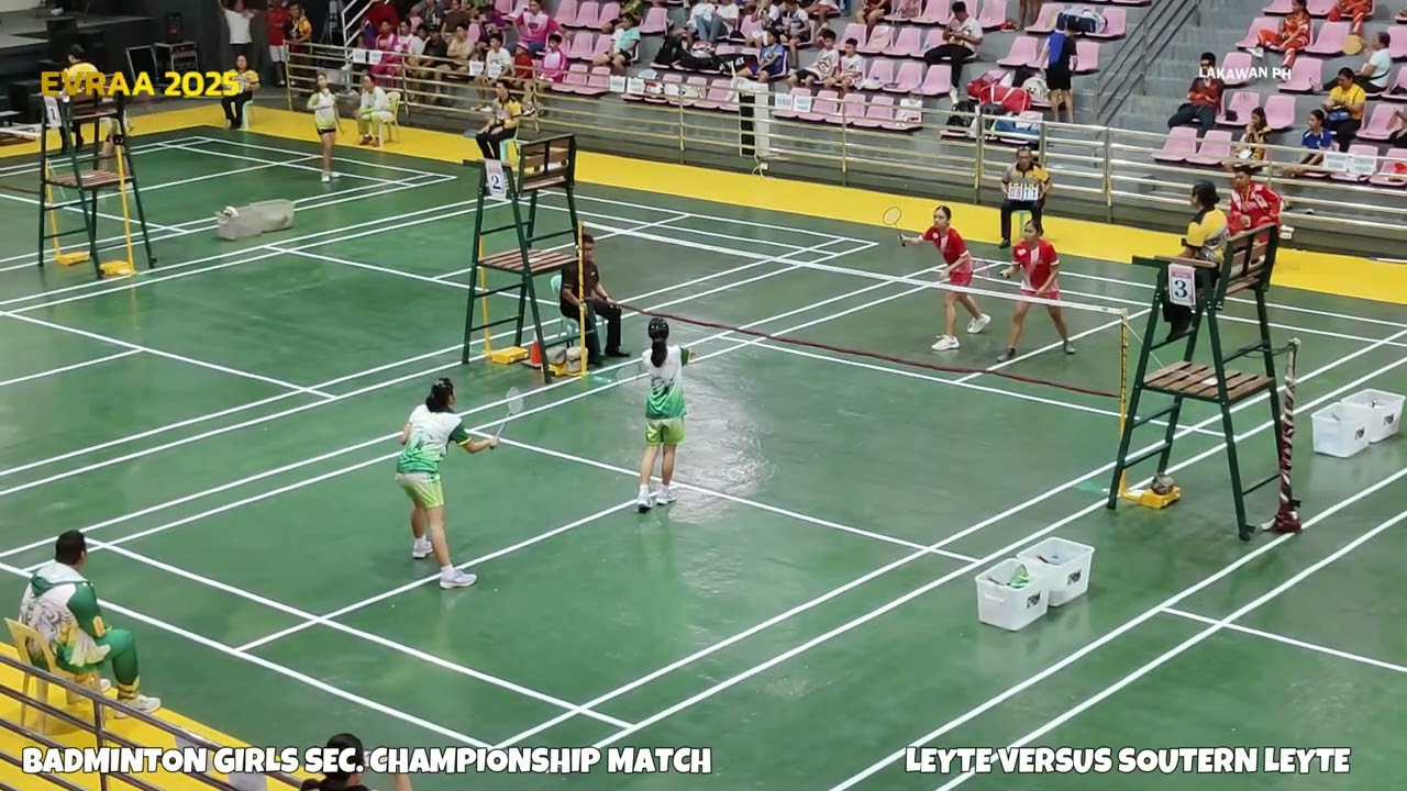CHAMPIONSHIP MATCH BADMINTON GIRLS SEC LEYTE vs SOUTHERN LEYTE SET 1/3|| Lakawan PH