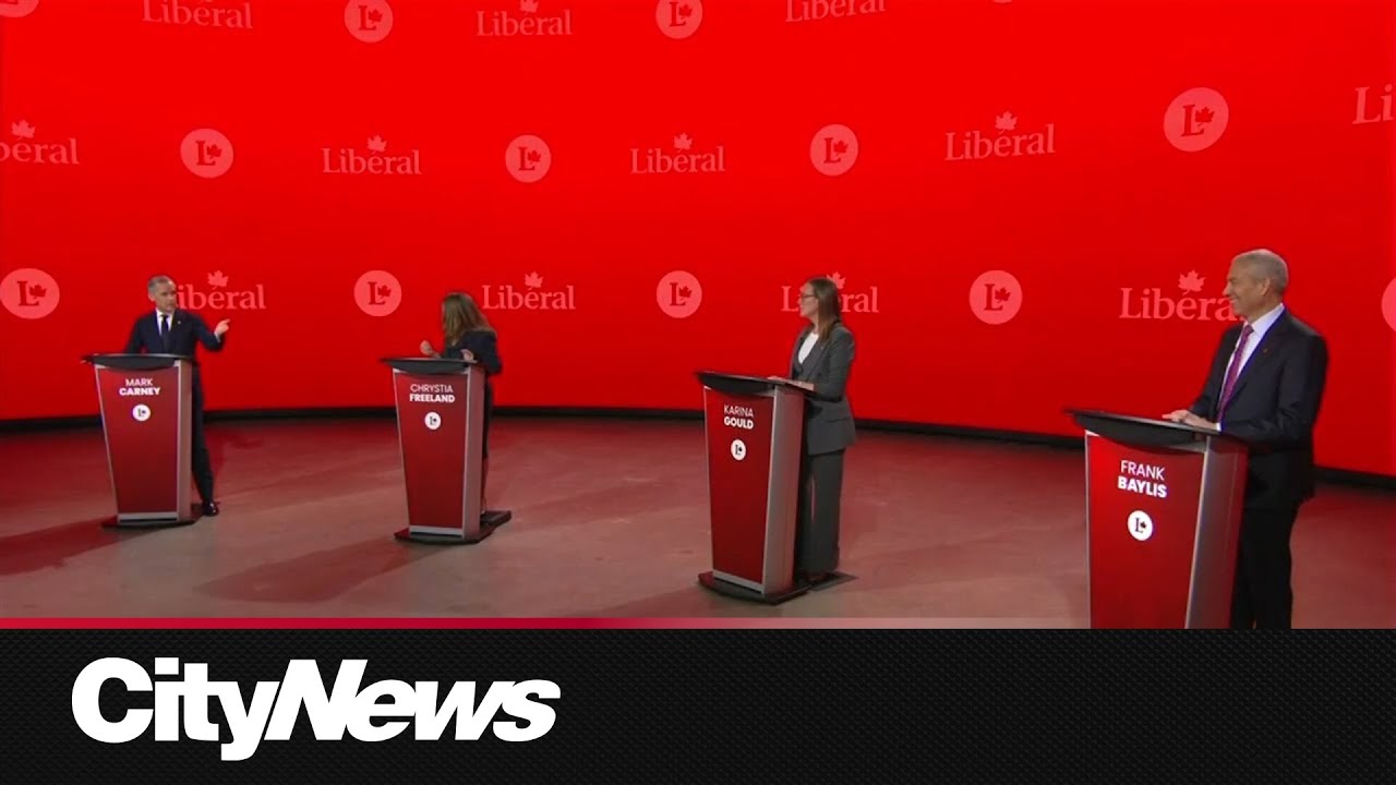 Conservatives criticize Mark Carney's French flub after first Liberal leadership debate
