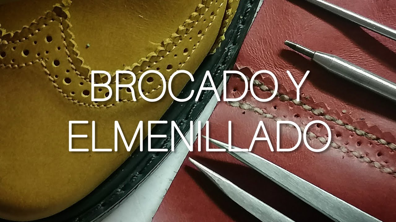 Brocado y Elmenillado Técnica fácil a mano - Para estilo Brogue y Full Brogue