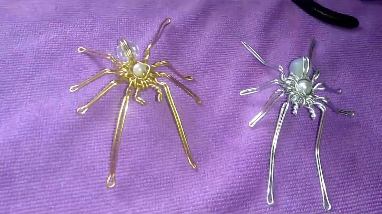 Aranha em arame alumínio